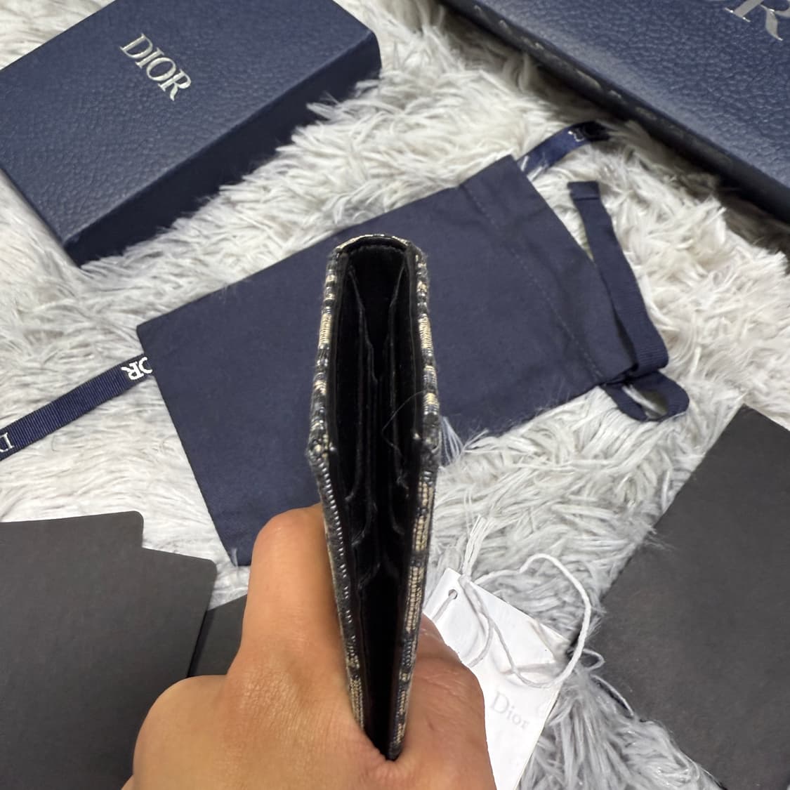 [OS] 디올 오블리크 오거나이저 베이지 상품이미지4