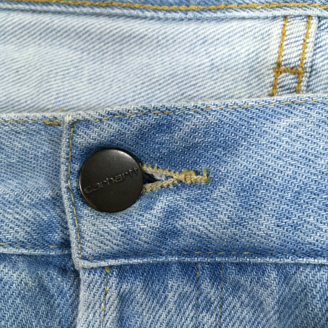 투티/A4 Carhartt 36 연청 배기팬츠 와이드 상품이미지4