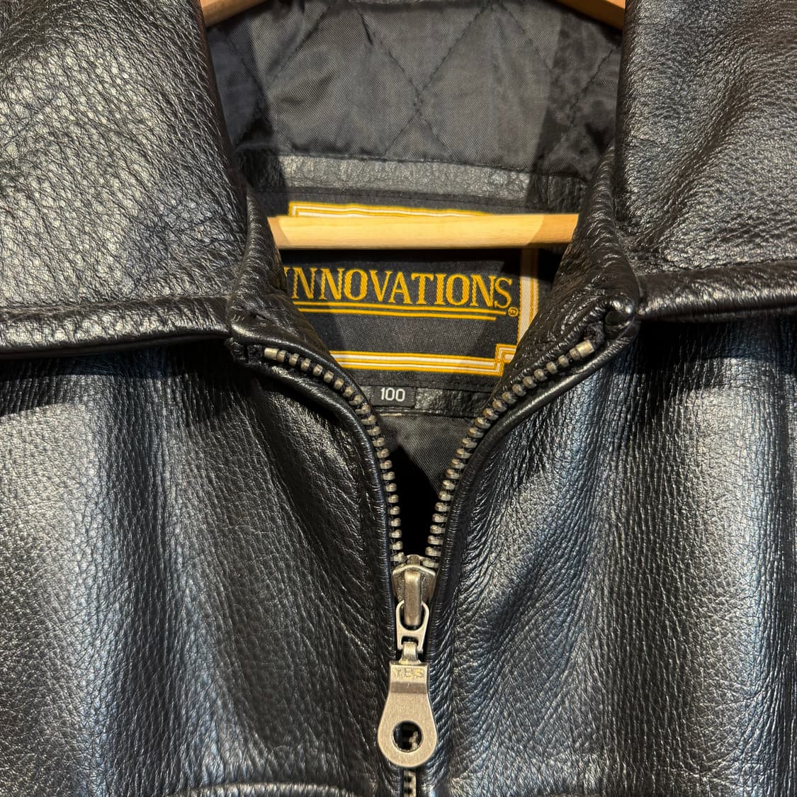 이노베이션스 헤비 카우레더 스포츠 자켓 L 소가죽 하이웨이맨 상품이미지4