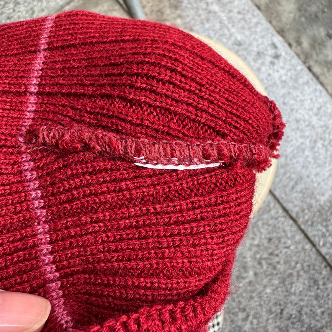 노스페이스 로고 라인 비니 상품이미지7