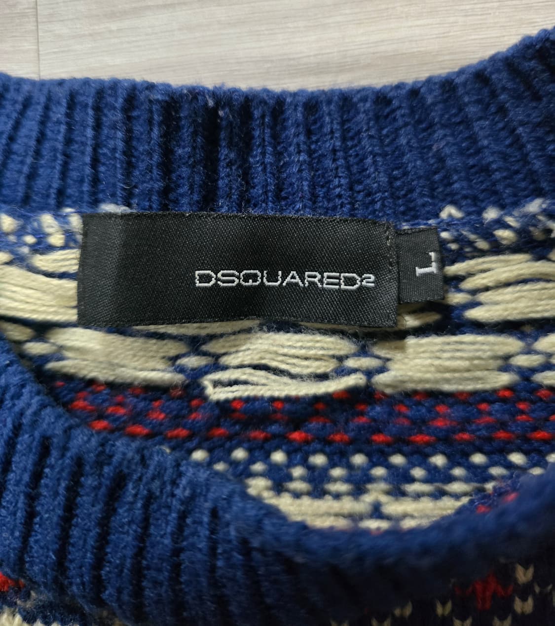 디스퀘어드2 남자니트.  싸이즈 95~100 상품이미지3