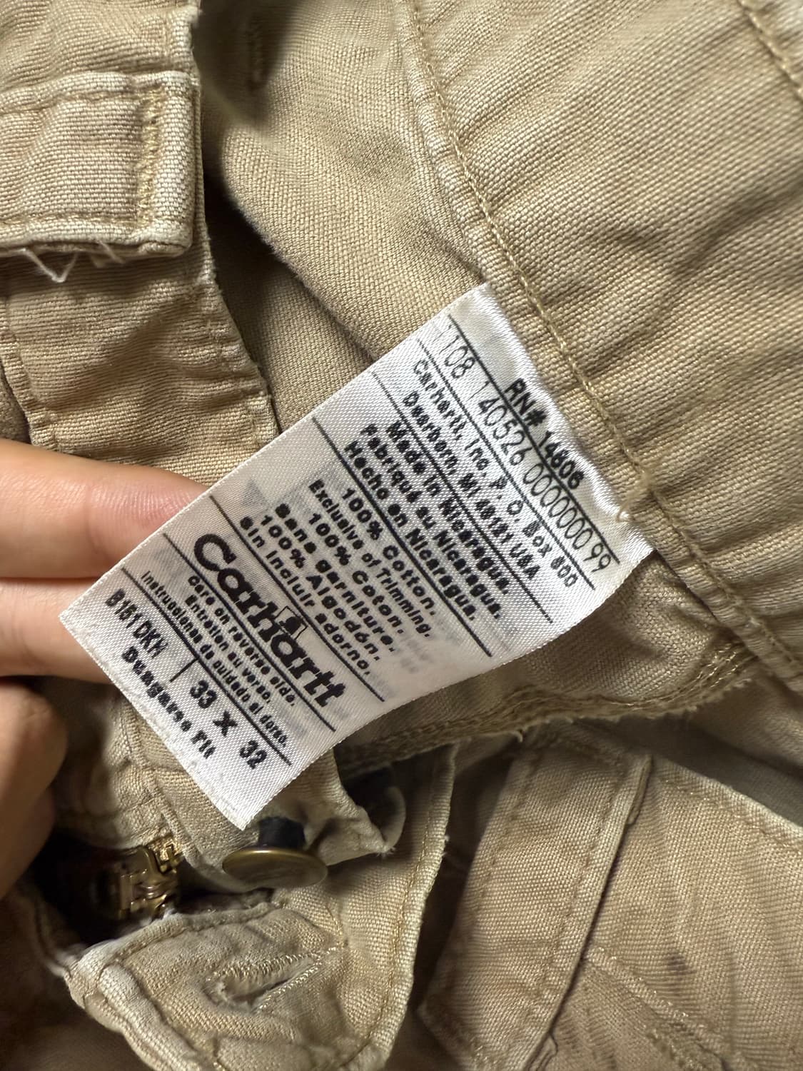 Carhartt Work Pants 33x32 상품이미지3