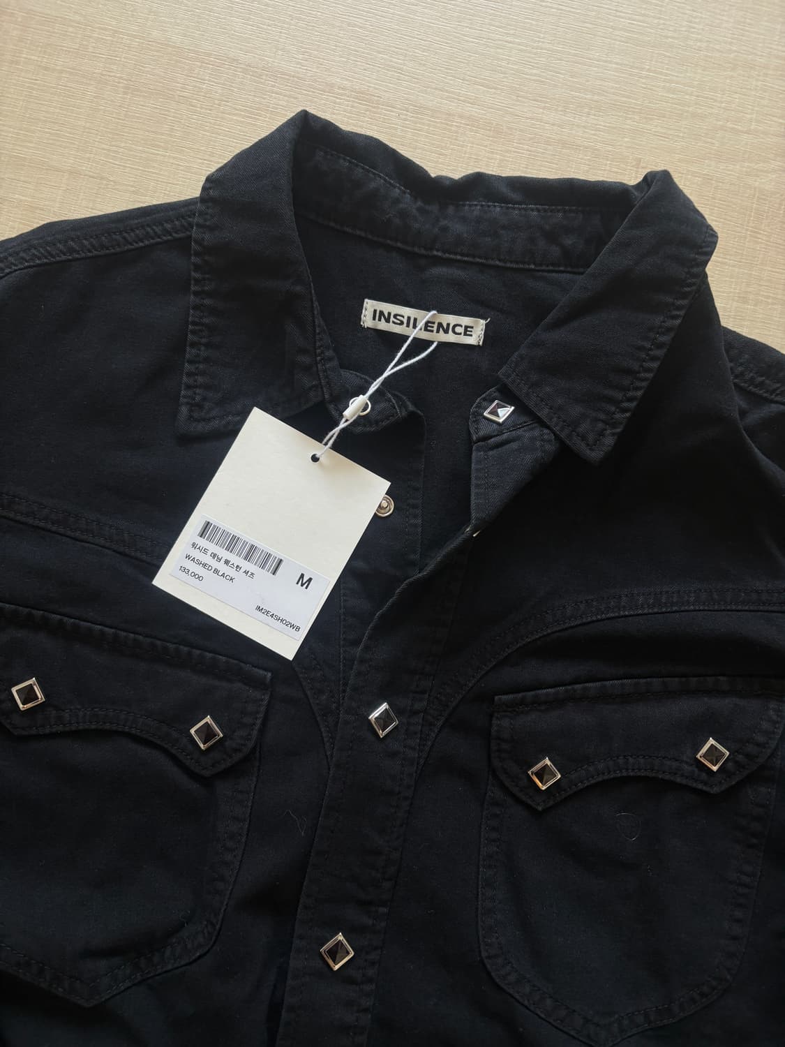 인사일런스 웨스턴데님셔츠 M 상품이미지5