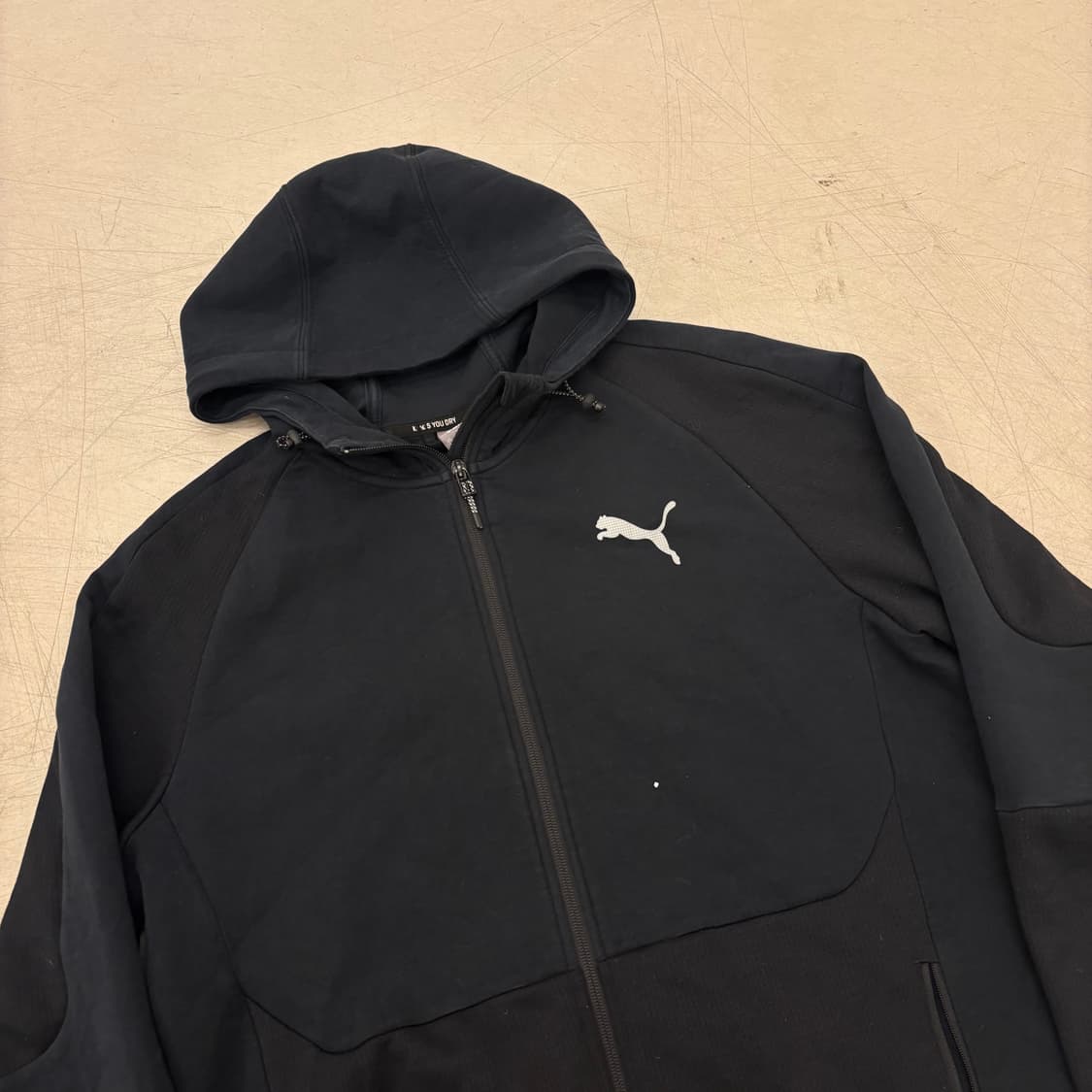 푸마 스몰로고 매쉬 러닝 후드 집업 상품이미지2