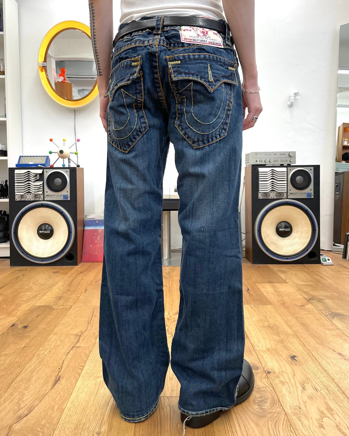 [32] 트루릴리전 부츠컷 데님 팬츠 상품이미지3