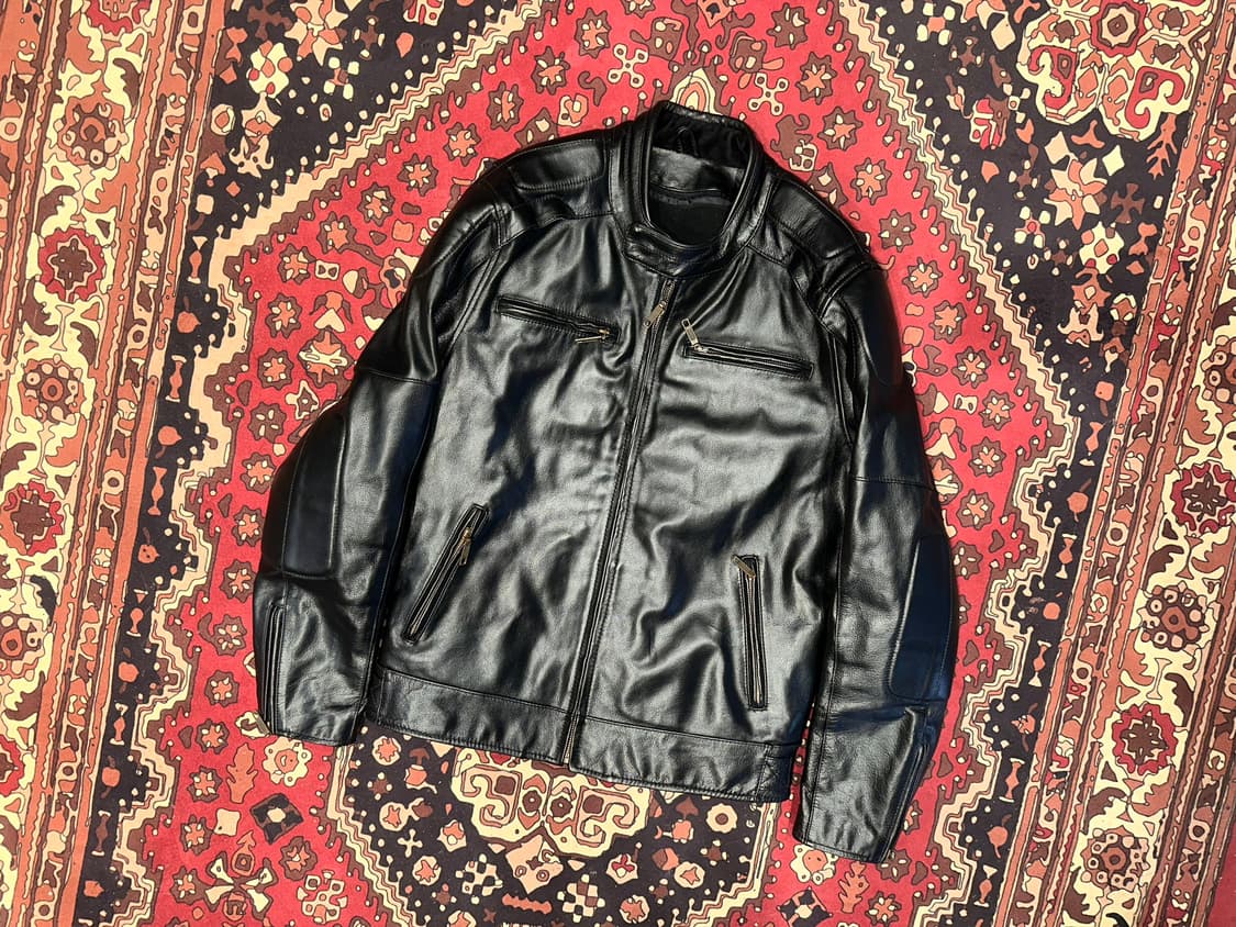 ( L-XL ) 바이커가죽 라이더자켓 레더자켓 레이싱가죽 봄버자켓 상품이미지6