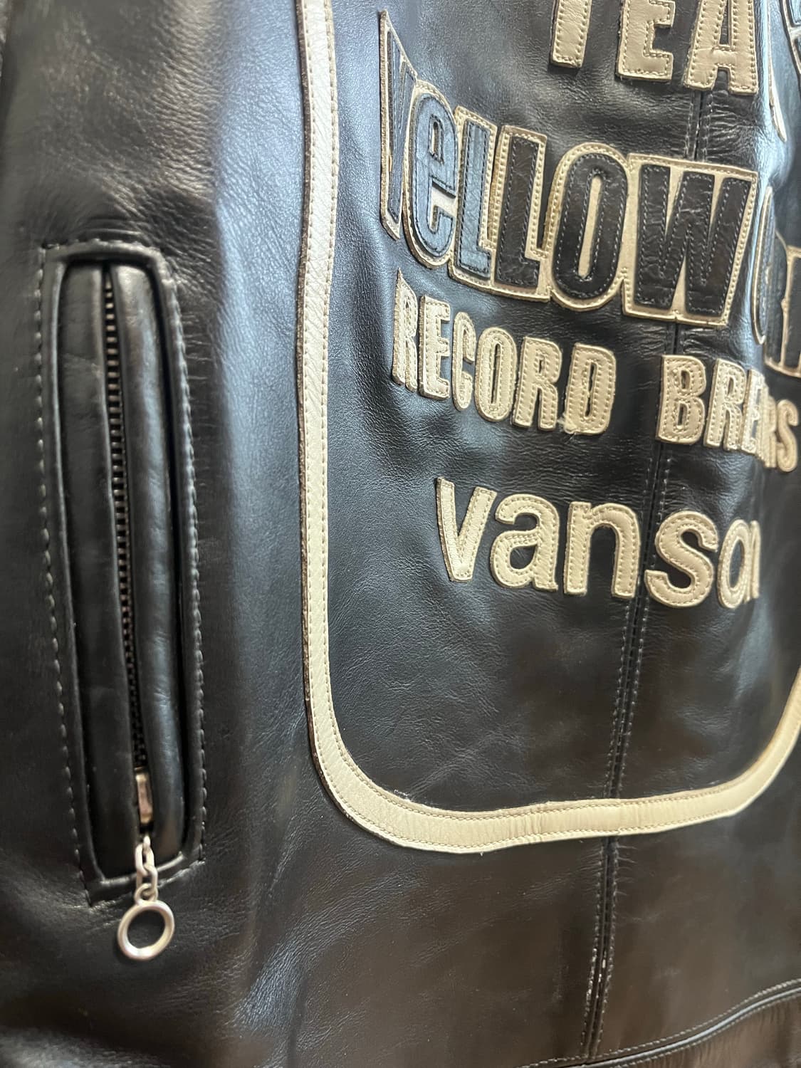 Vanson x Yellow corn 콜라보 레더 라이딩자켓 L 사이즈 상품이미지4