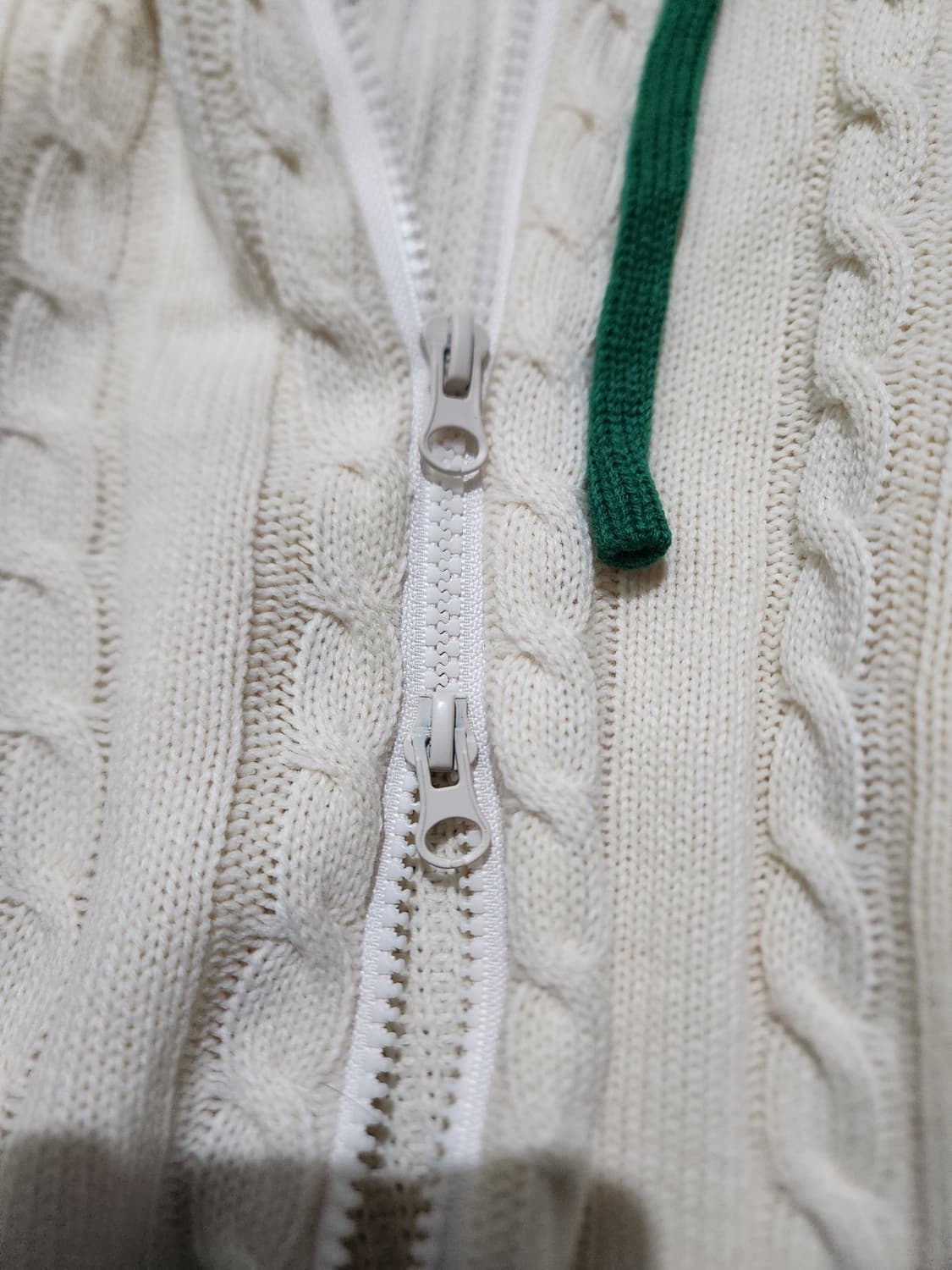 VOOSHOP 니트 후드 집업 상품이미지4