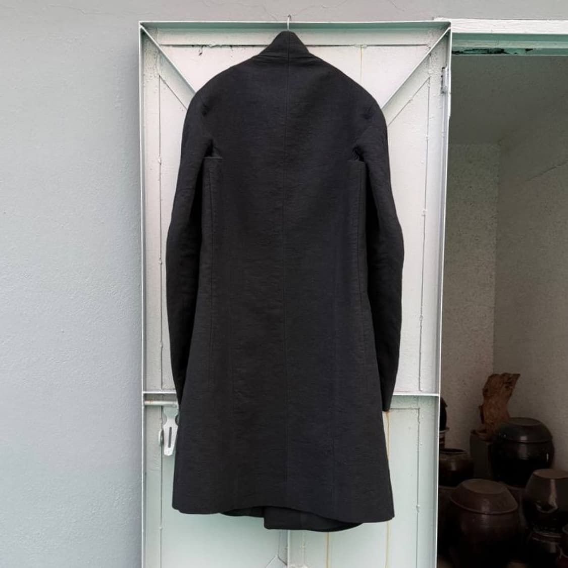 Obscur High-Neck Wool Coat 상품이미지8