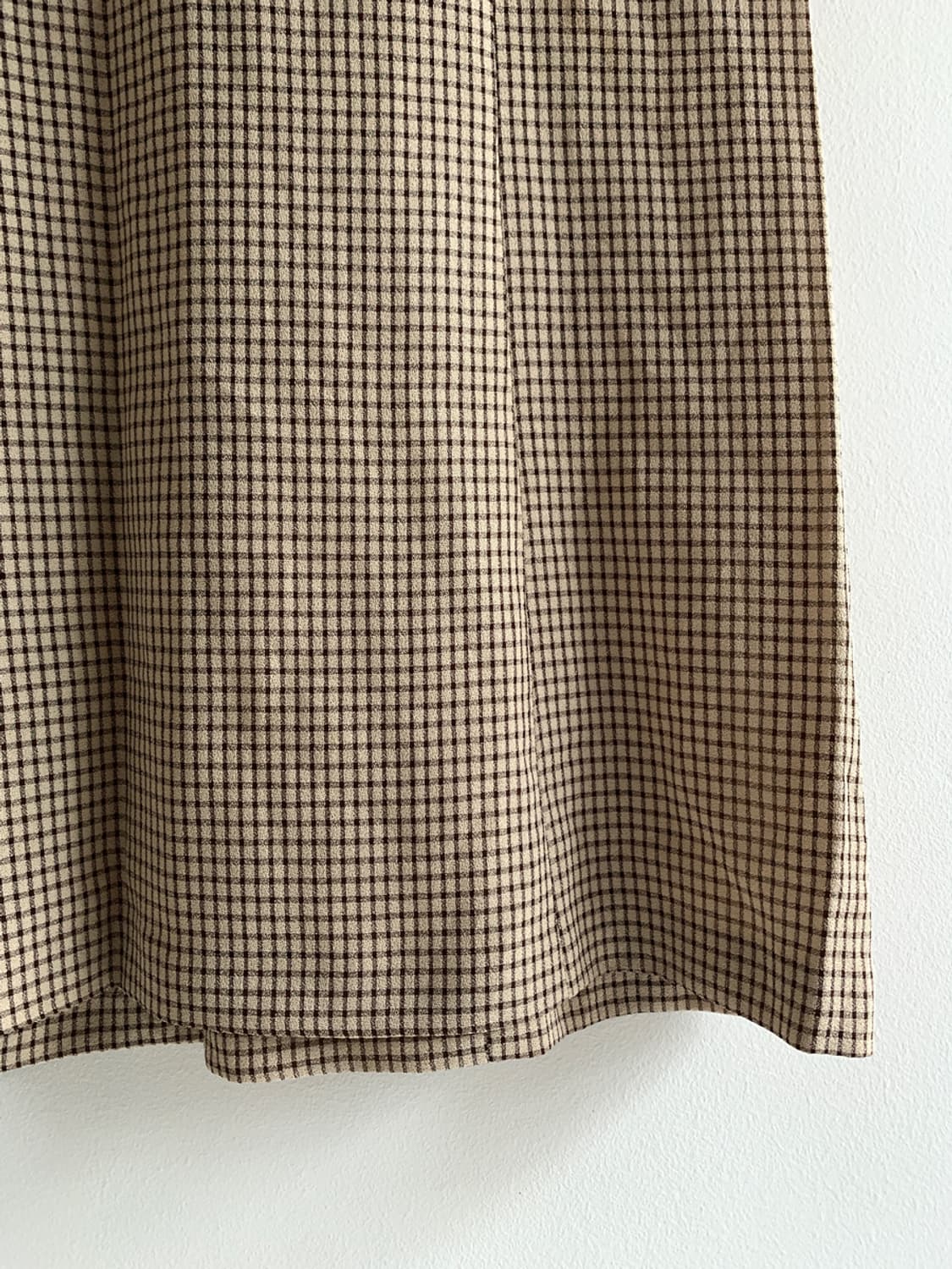 Check Slip Dress(Beige) 상품이미지5