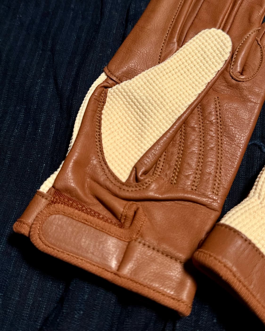 와플 & 레더 장갑 S 상품이미지3