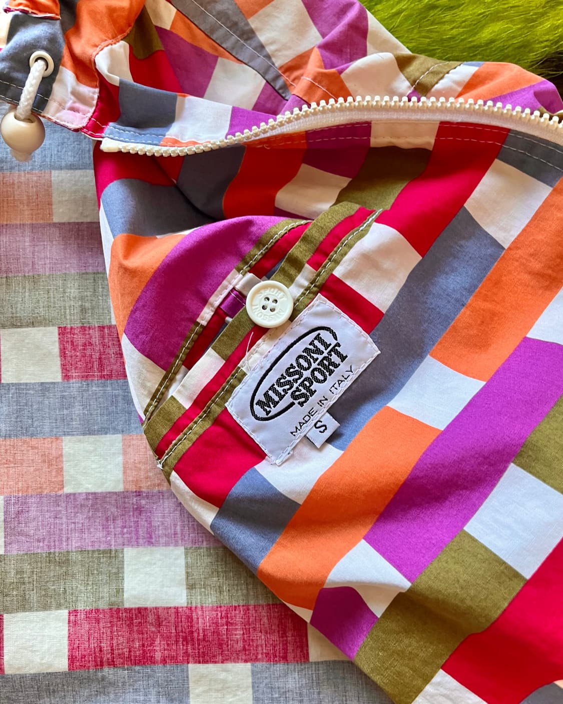 1990s MISSONI Sport Hoodie Bomber Jacket 상품이미지6