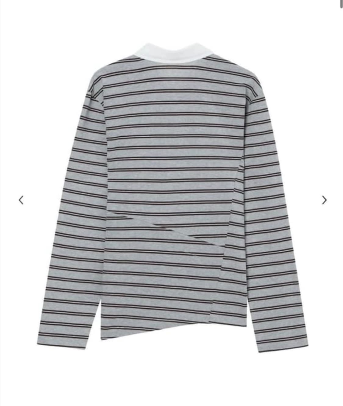 Lcdc collar jersey top 스트라이프 티셔츠 상품이미지3