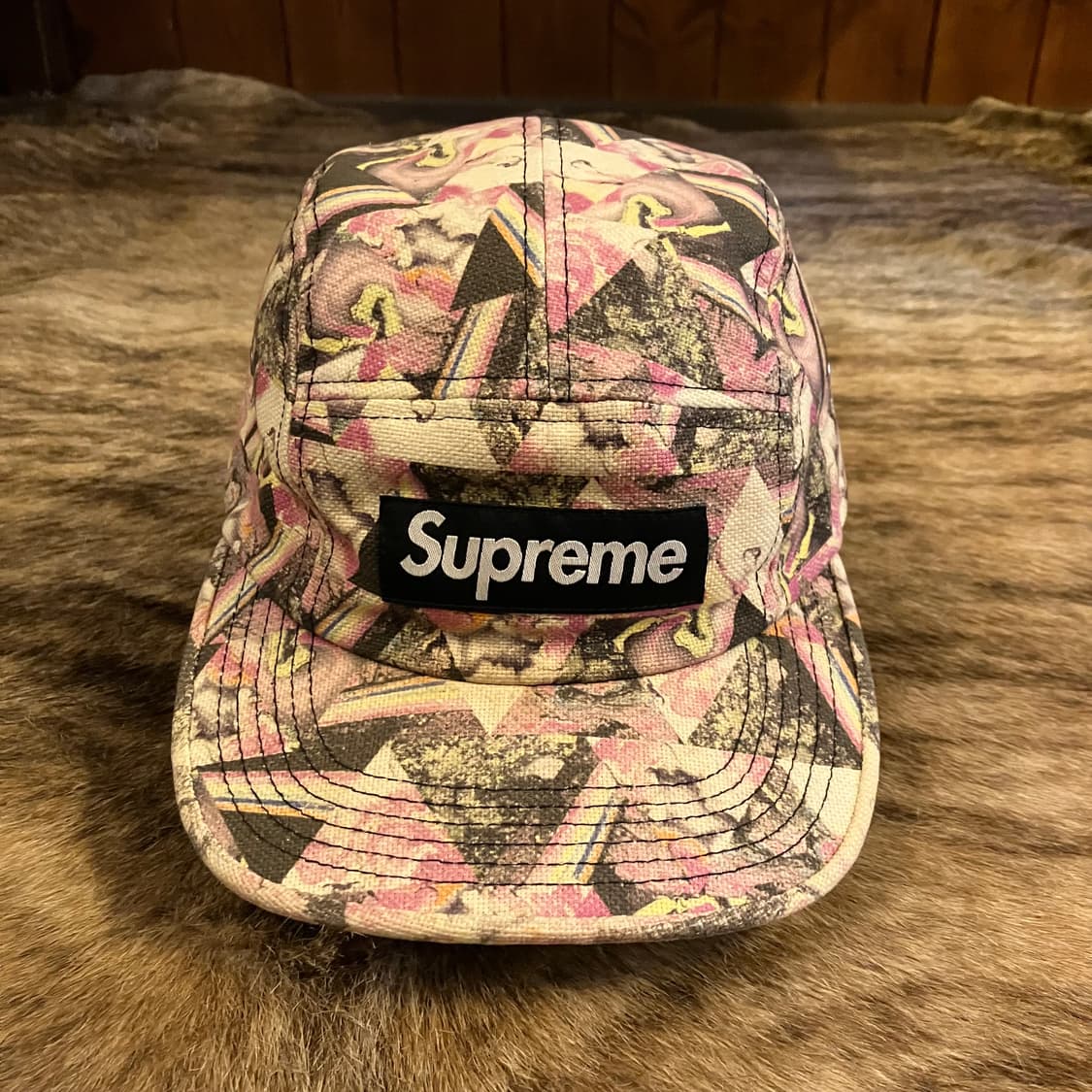 슈프림 x 리버티 페이즐리 캠프캡 OS 상품이미지1