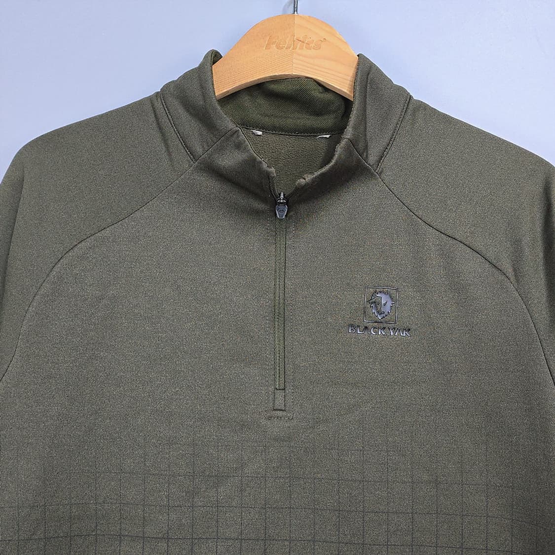 블랙야크(BLACKYAK) 기모 하프집업 티셔츠 100 상품이미지2