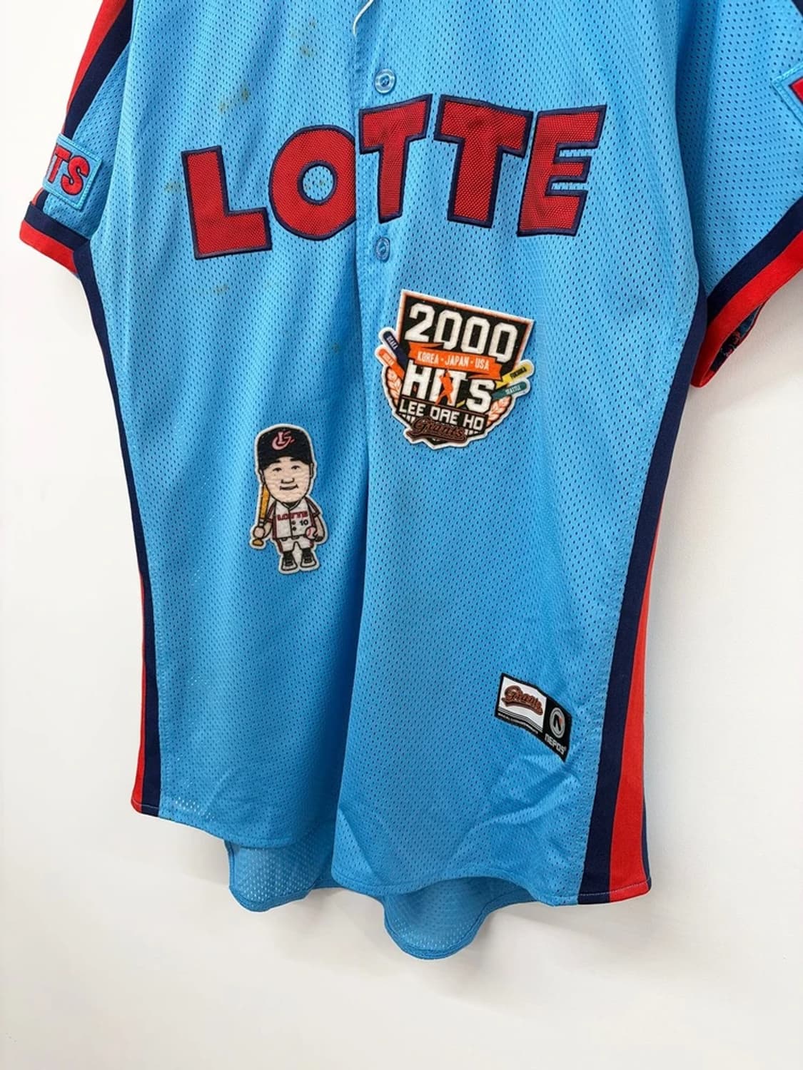 롯데 자이언츠 이대호 선수 반팔 유니폼 PN9744 상품이미지5