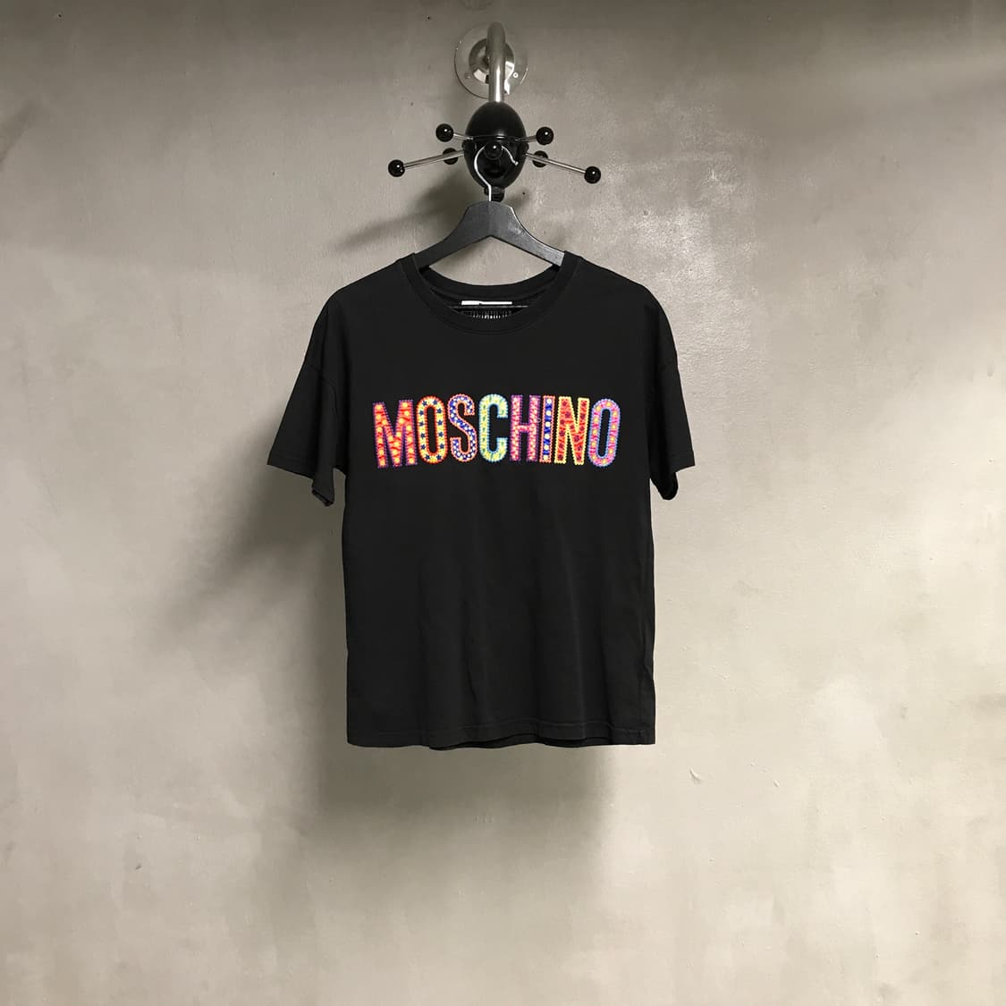 모스키노 블랙 반팔 티셔츠 -(W) 상품이미지1