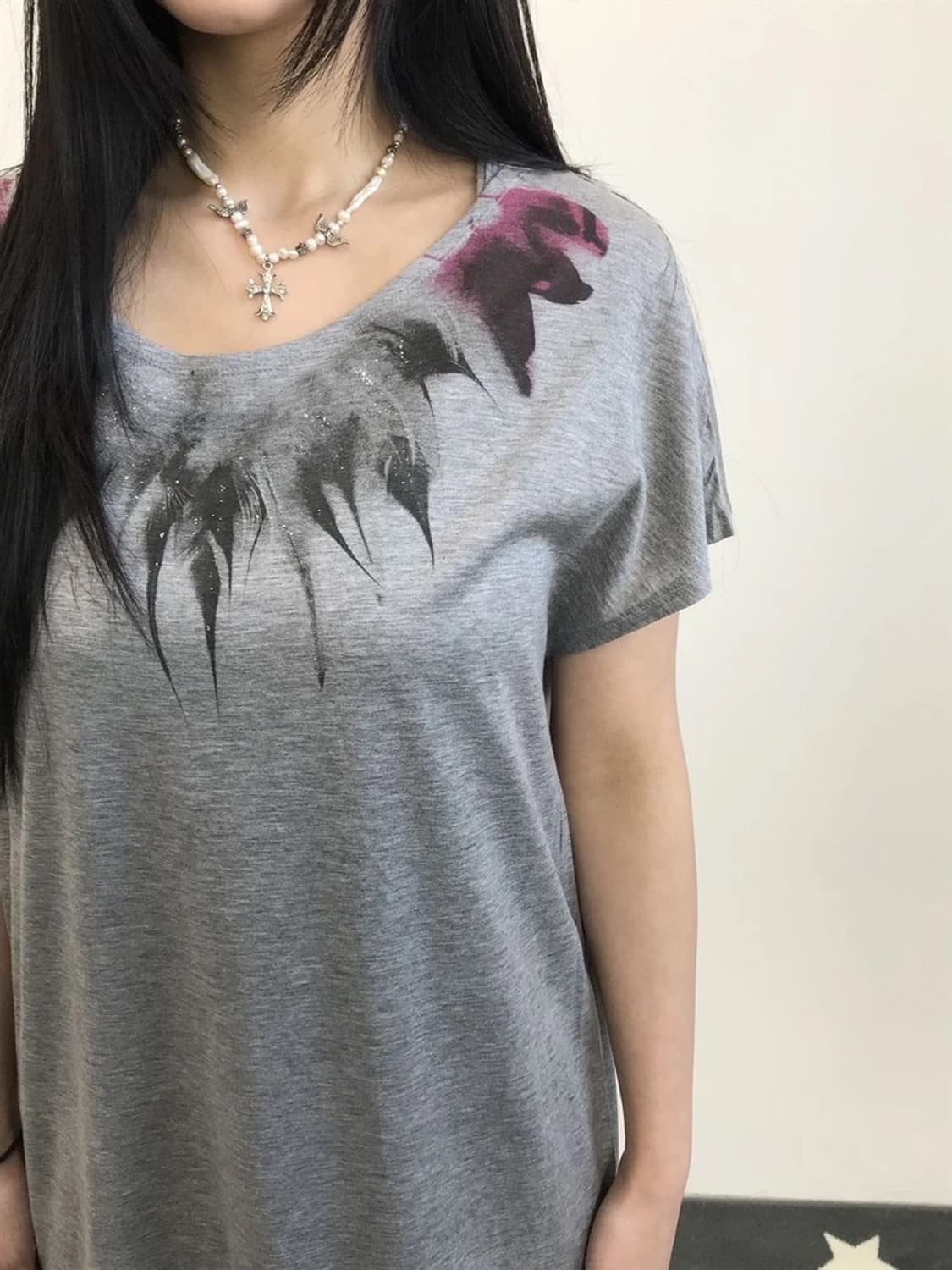 Nîmes Graphic Long Tee Onepiece 상품이미지1