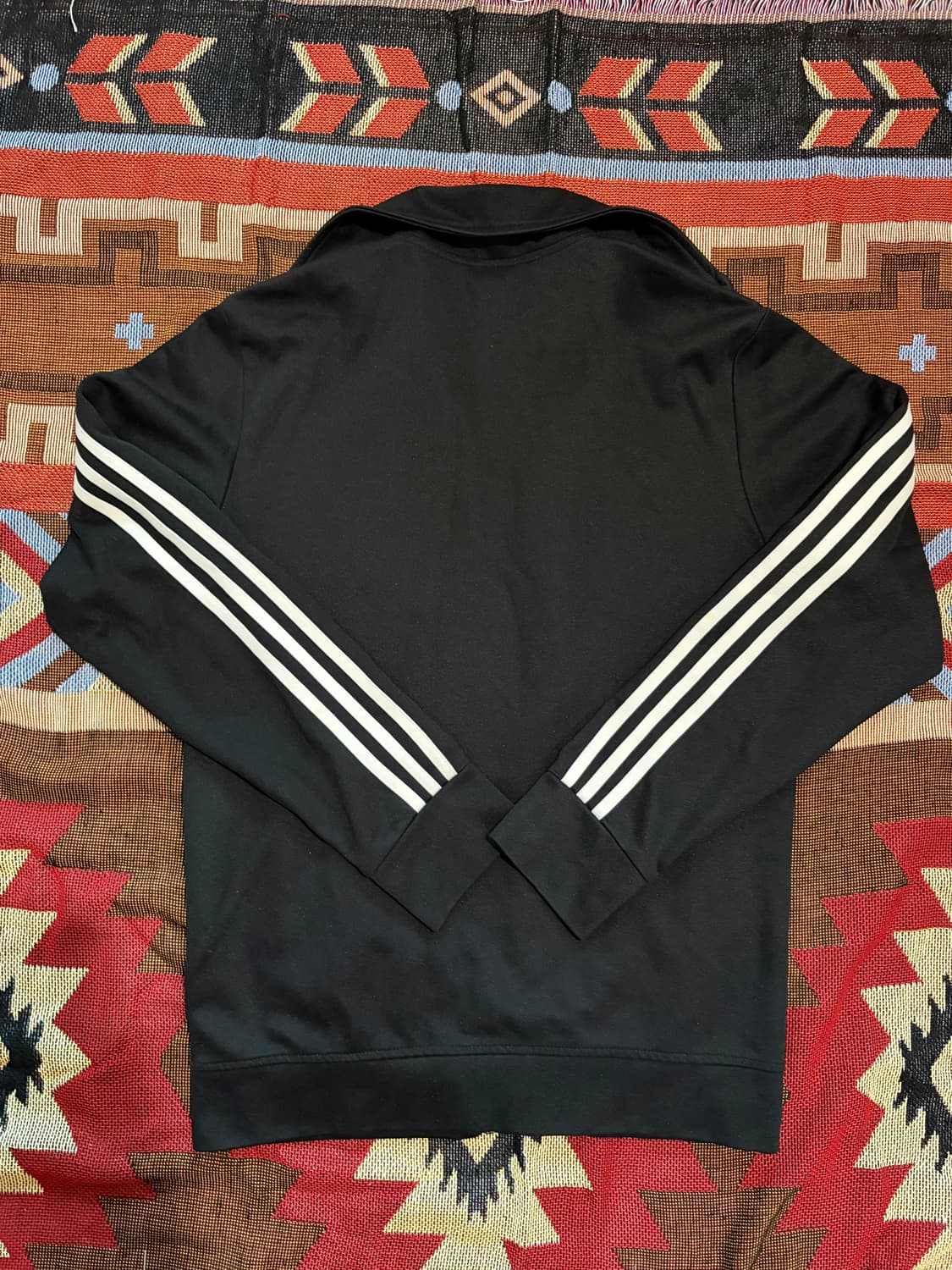 100) 아디다스 파이어버드 로고 트랙탑 져지 블랙 상품이미지8