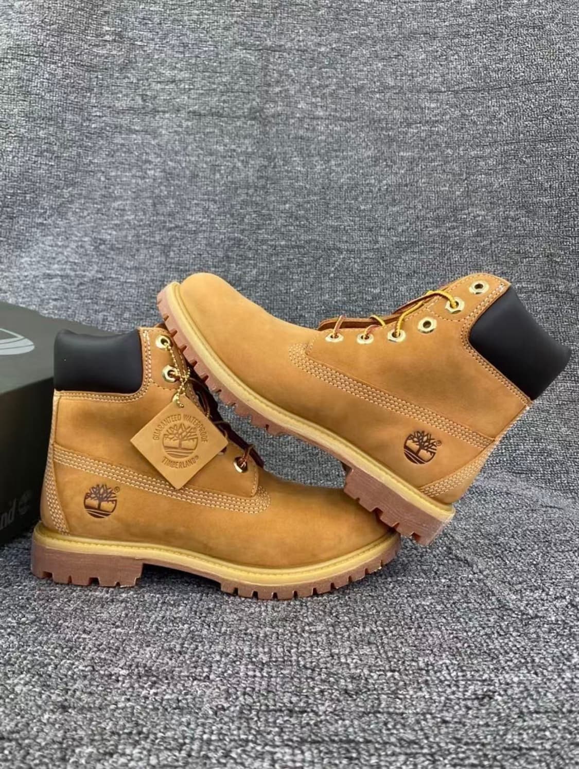 팀버랜드 프리미엄 6인치 워터프루프 부츠 위트 누벅 270mm 상품이미지1