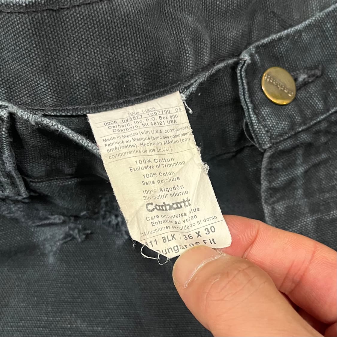 Carhartt B11 카펜터 팬츠(35“) 상품이미지7