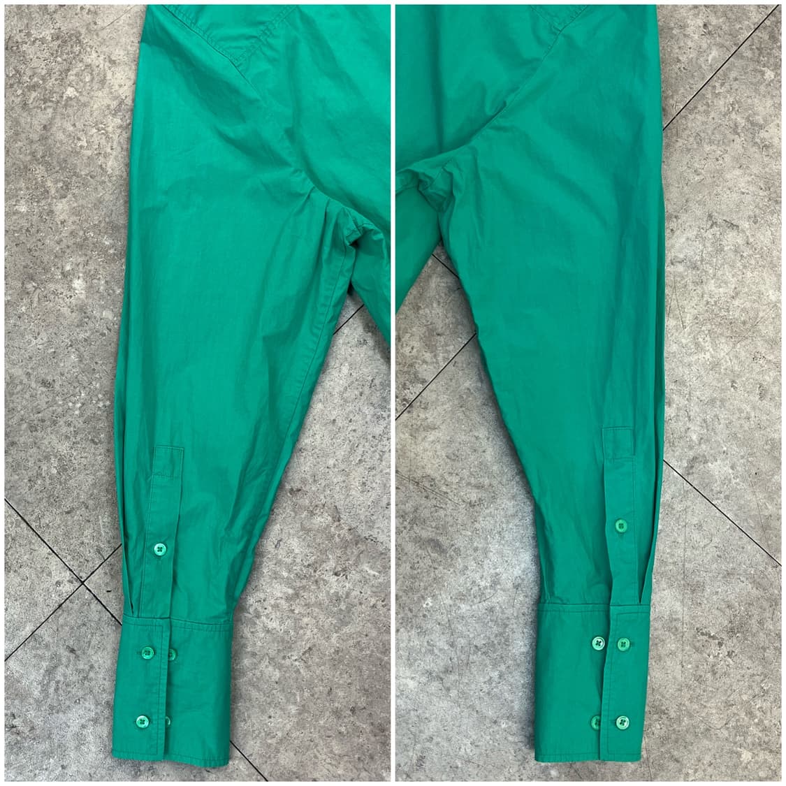 코스 포켓 셔츠 그린 40 #csz3081  *사용감 있음, 단추 코팅  상품이미지10