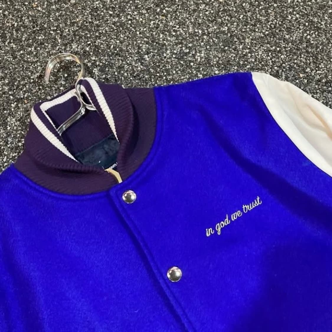 Saintless Sir Frog 빅로고 바시티 자켓 상품이미지2