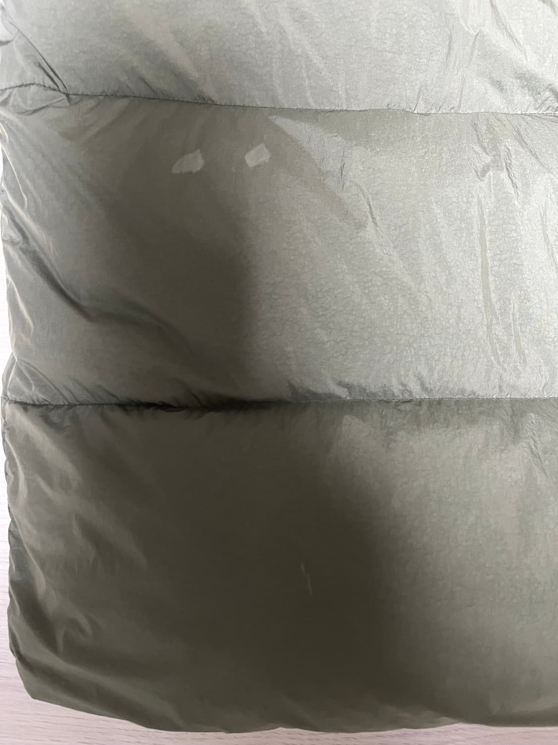 XL 스톤아일랜드 크링클랩스 롱패딩 카키 상품이미지3