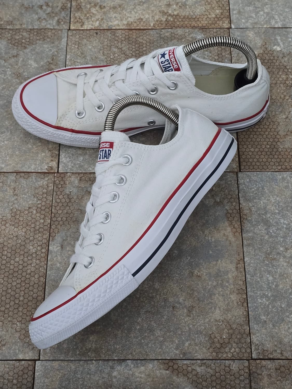 (260)컨버스 척테일러 올스타 로우 화이트  상품이미지3
