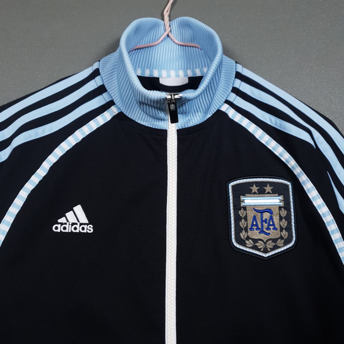 95) 아디다스 아르헨티나 대장급 희귀 유로파 검하 삼선 트랙탑 져지 상품이미지2