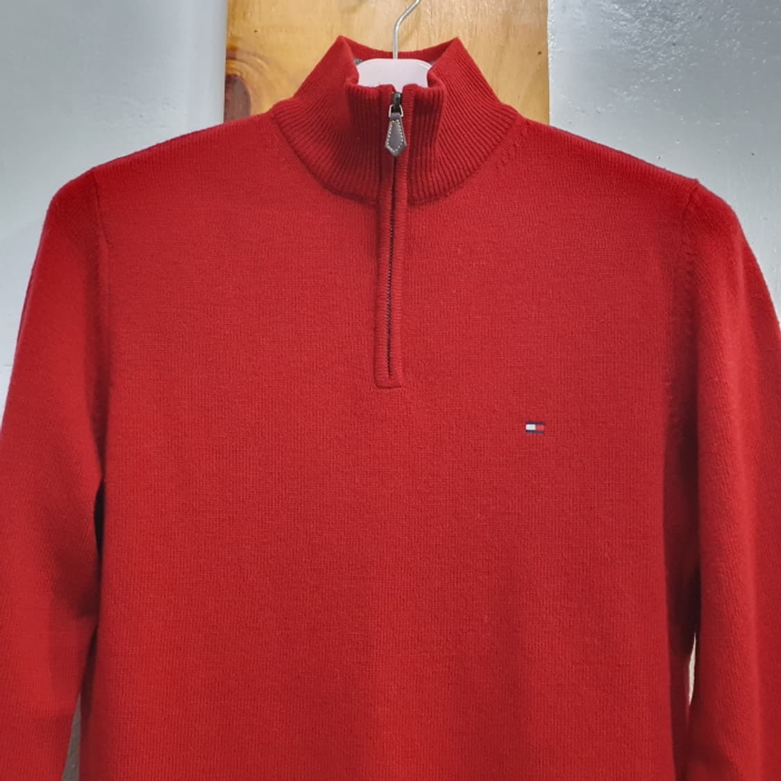 타미힐피거 프리미엄 메리노 울 집업 니트(95) 상품이미지2
