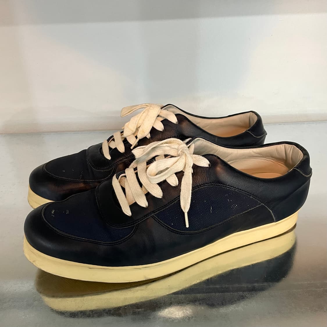 질샌더 페인트 크랙 스니커즈 상품이미지1