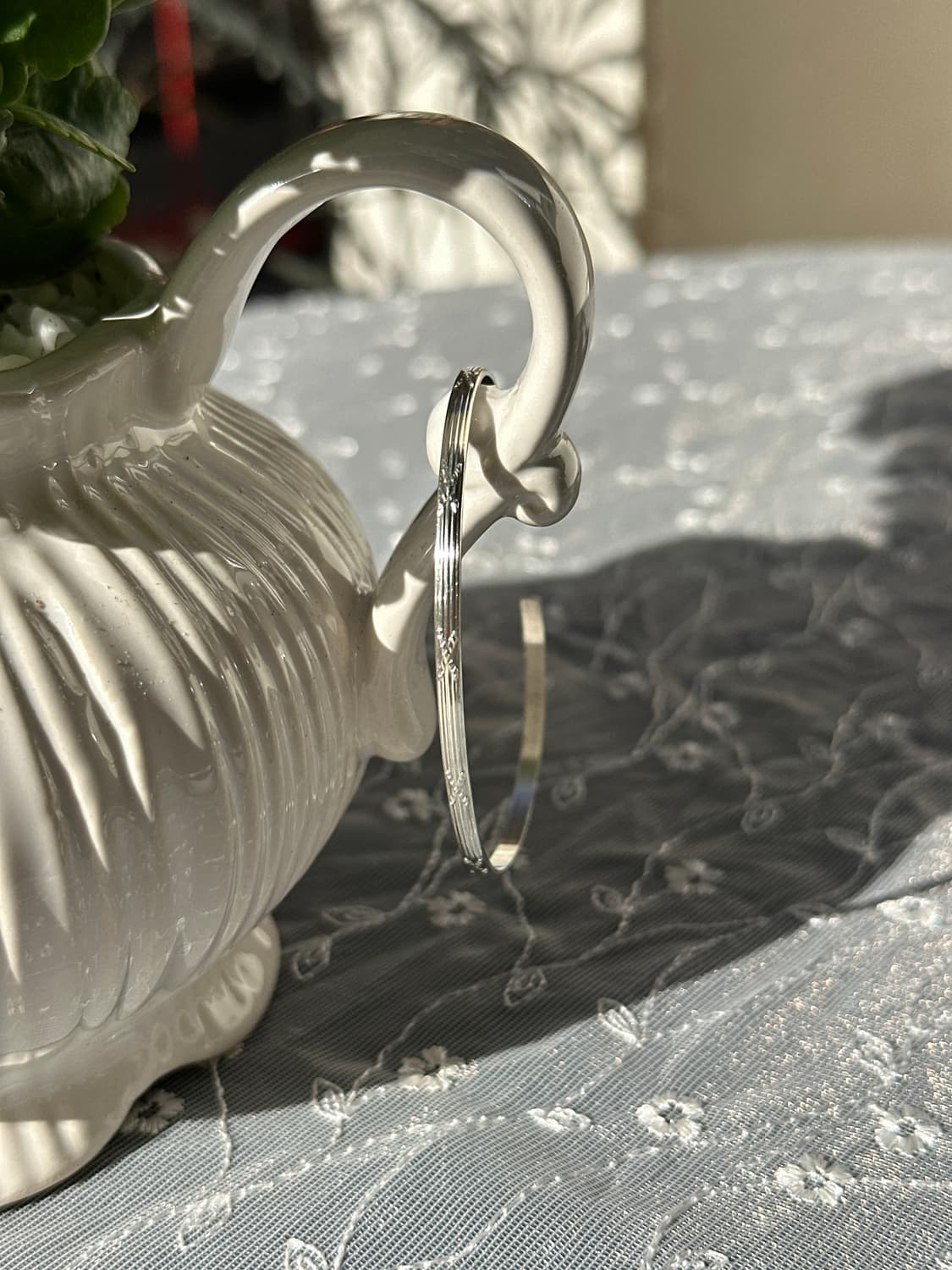 Sunlit Thread 925Silver Bangle 상품이미지6