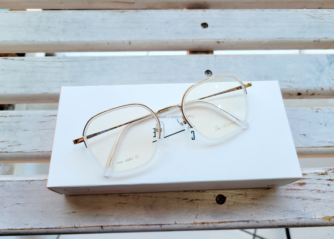 폴휴먼 안경 PHF-348D 투명골드 상품이미지1