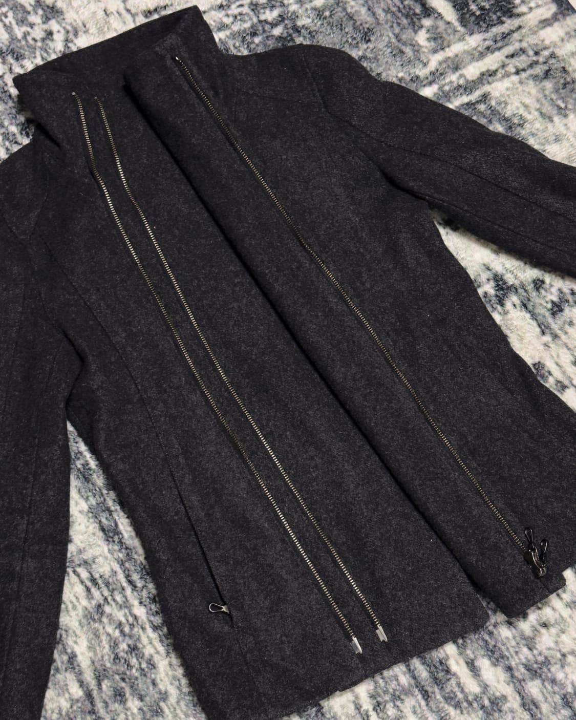 {Schlussel} Asymmetric High Neck Jacket  상품이미지7