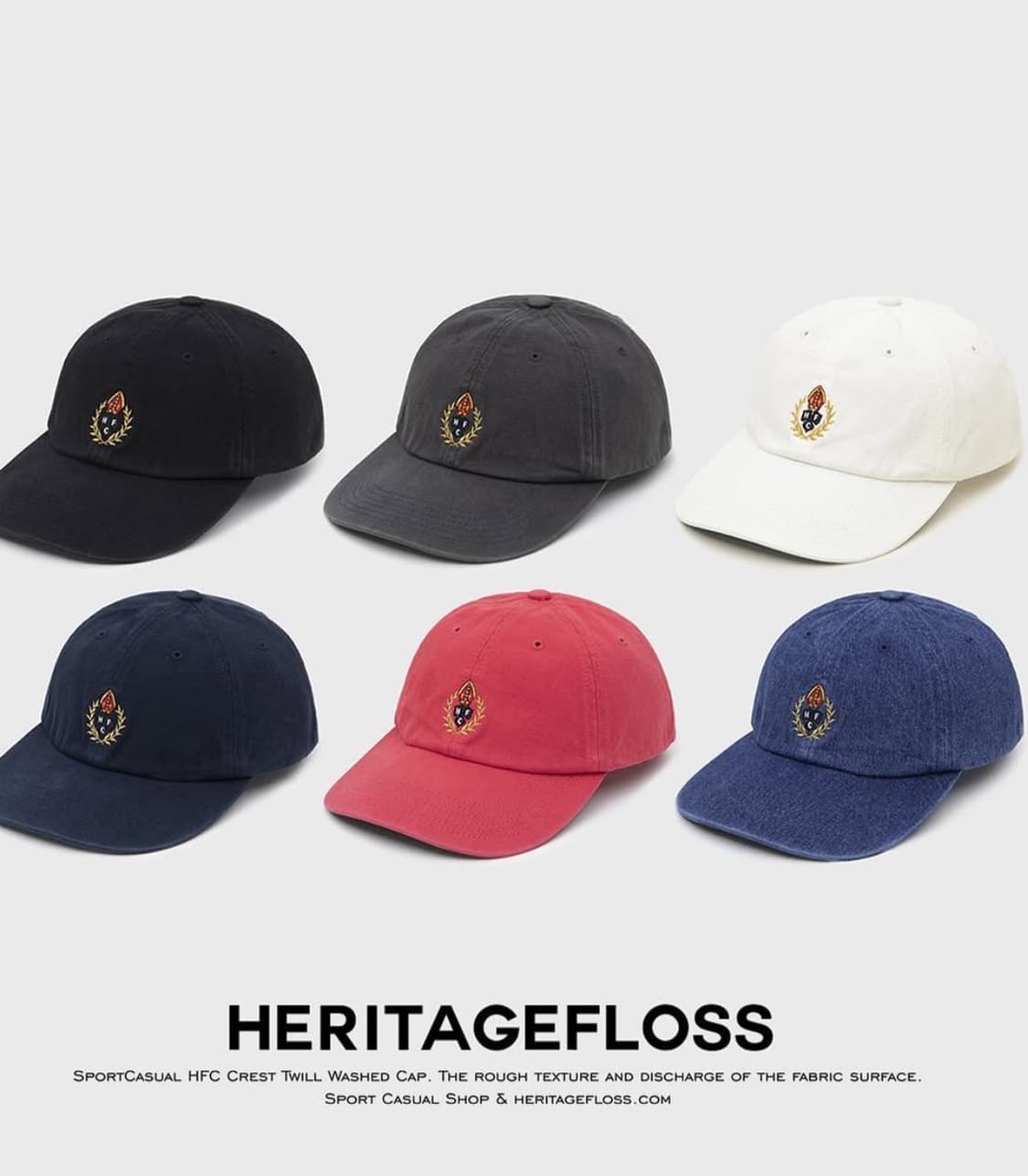 헤리티지플로스 트윌 워시드 캡 상품이미지1