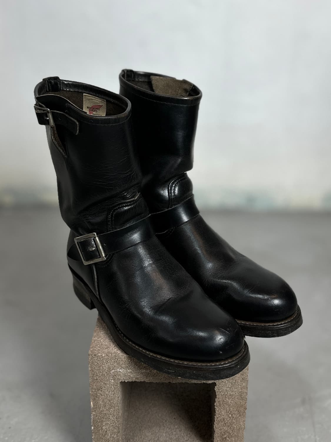 90's USA Made 레드윙 PT91 엔지니어 부츠 차심 상품이미지4