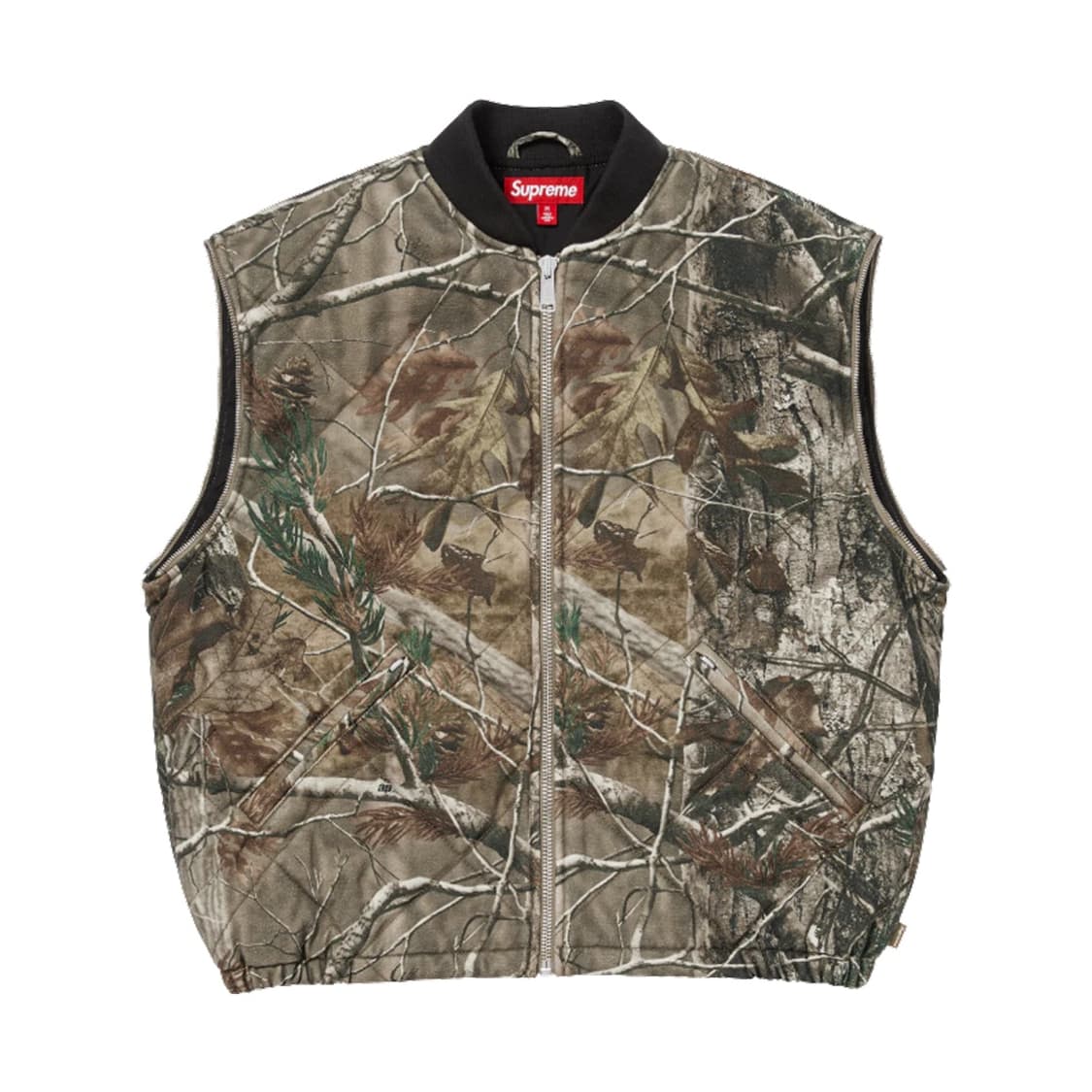 슈프림 집 오프 슬리브 퀼티드 봄버 자켓 리얼트리 상품이미지2