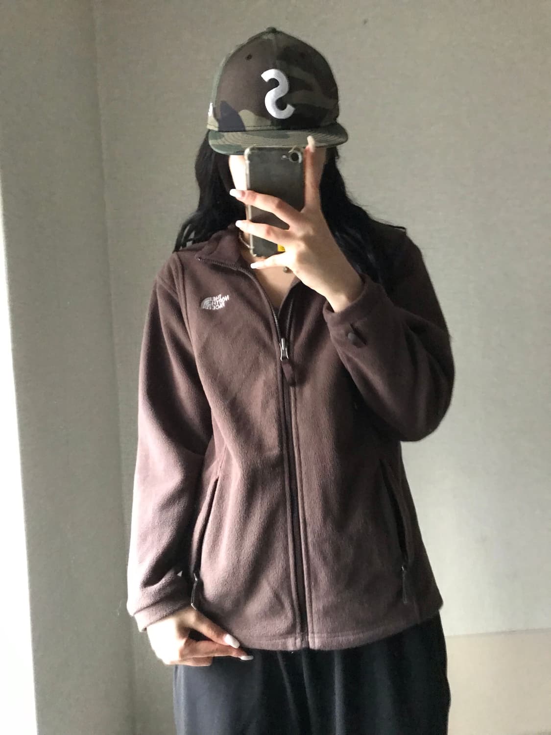 노페 브라운 후리스 상품이미지5