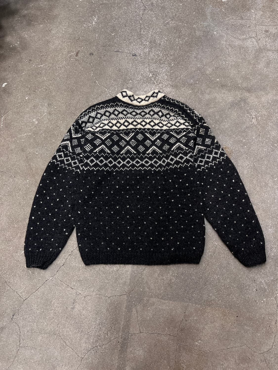 OSLO 핸드메이드 노르딕 울 스웨터 상품이미지6