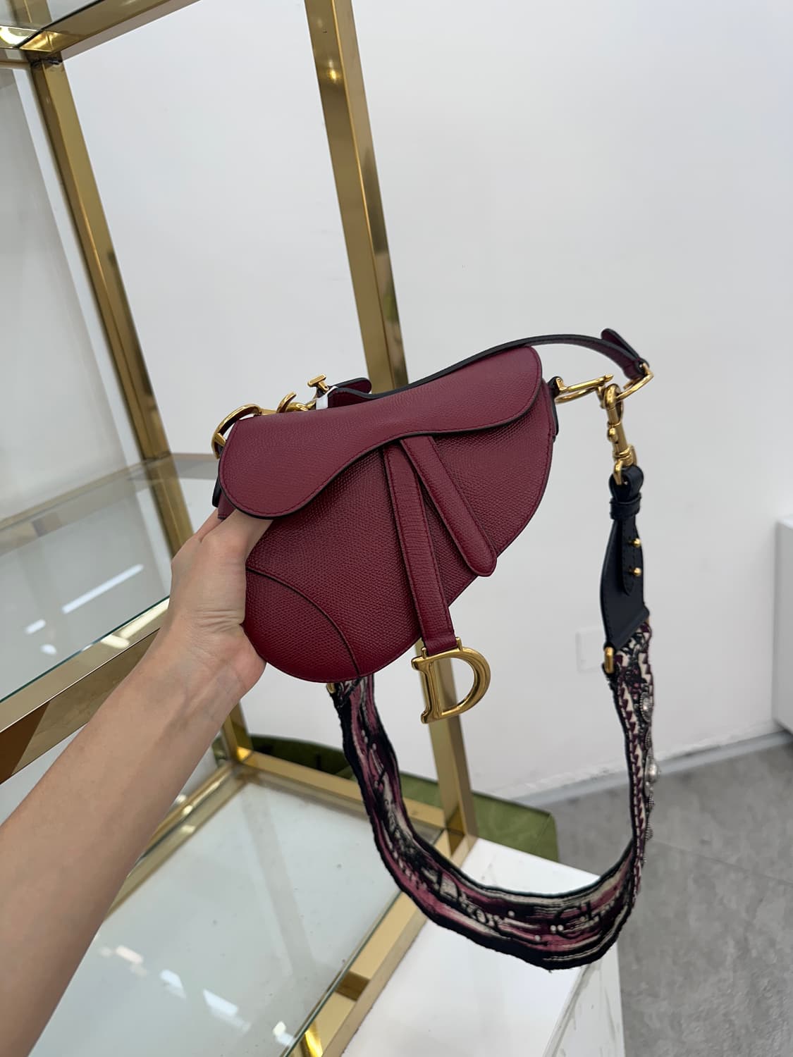 디올 미니 새들 + 스트랩 포함 상품이미지1