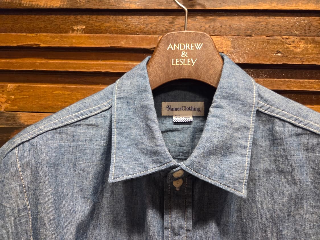 네이머클로딩 샴브레이셔츠 상품이미지4