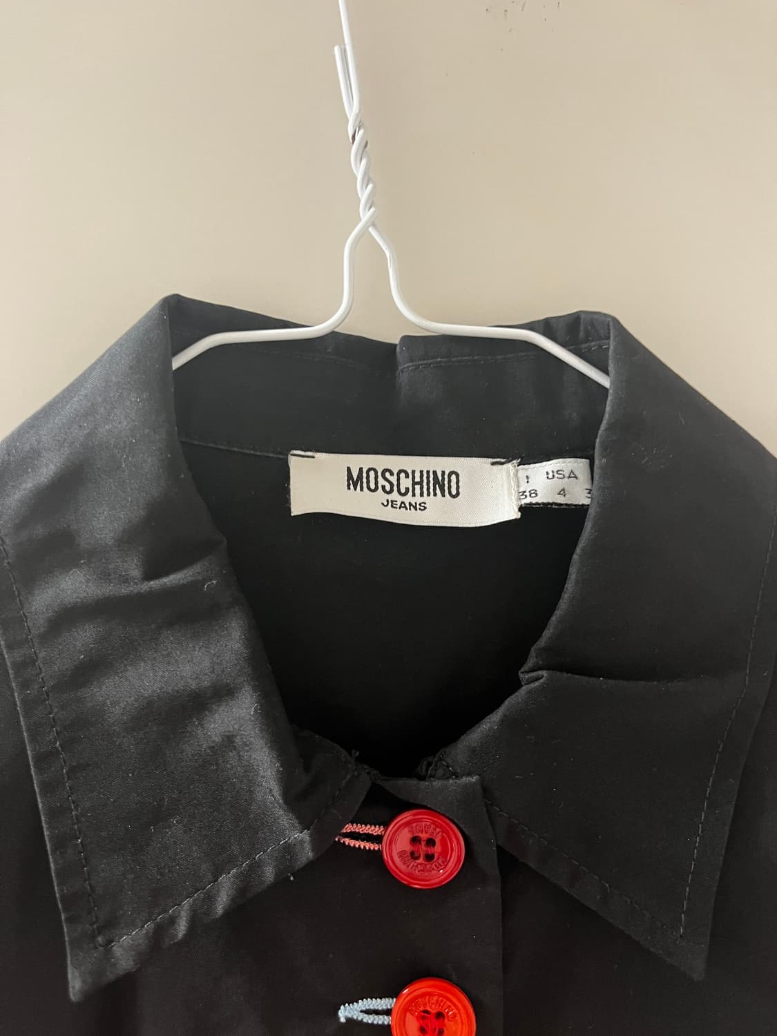 MOSCHINO 블랙셔츠 상품이미지3