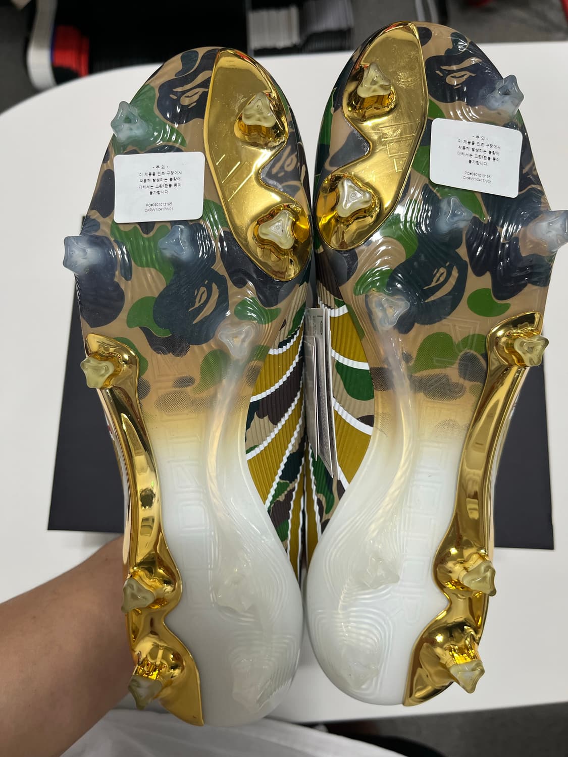 아디다스 X 베이프 프레데터 엘리트 카모 그린 FG (새제품) 상품이미지7