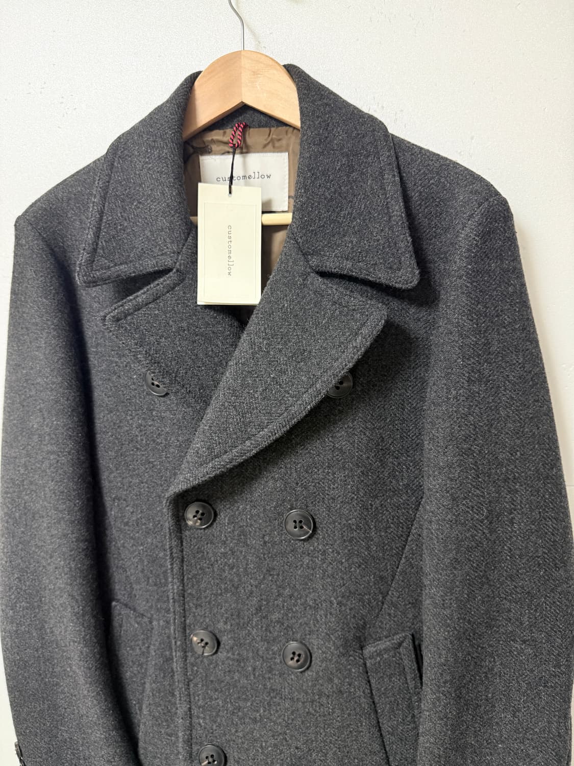 커스텀멜로우 더블 울코트 그레이 100 / 2회착용 상품이미지3