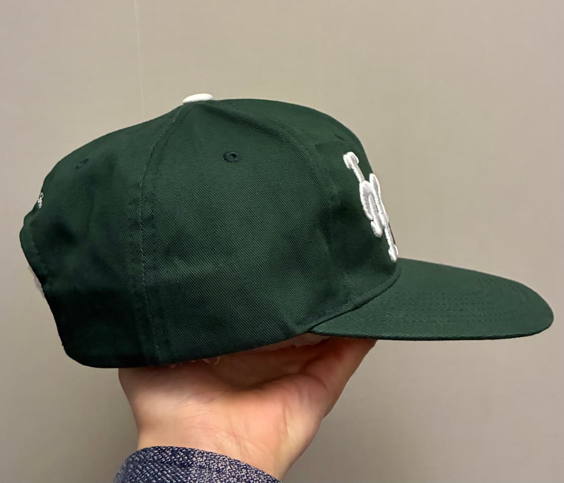 (F)라브로스 LT LB 자수 6패널 볼캡 모자 그린 상품이미지4