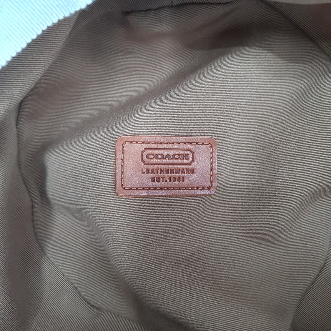 코치 스트라이프 코튼 버킷햇 상품이미지5