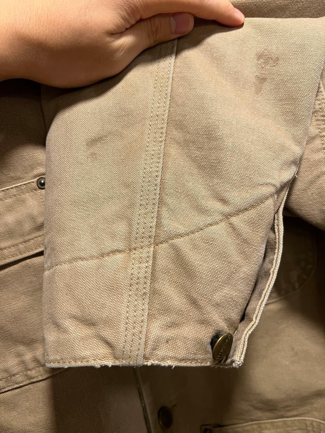 [L]칼하트 Made in USA C02 더티워싱 새들 초어 자켓 상품이미지6