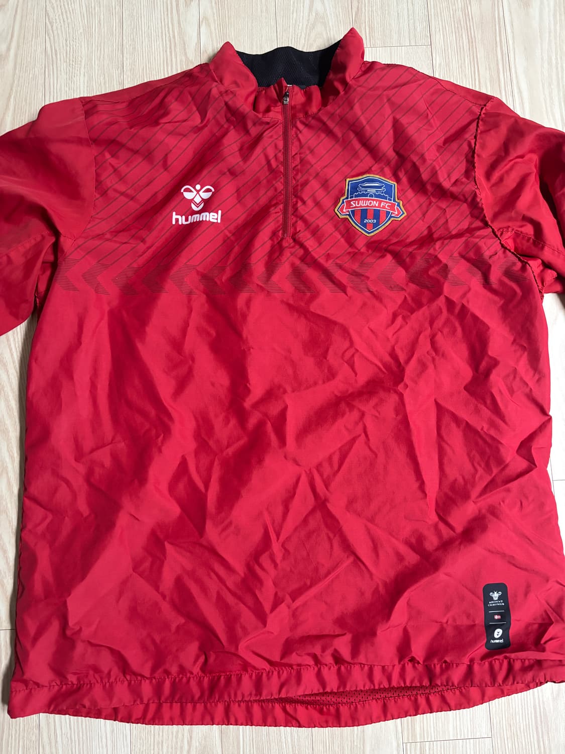 험멜 수원FC 바람막이 3XL  상품이미지1