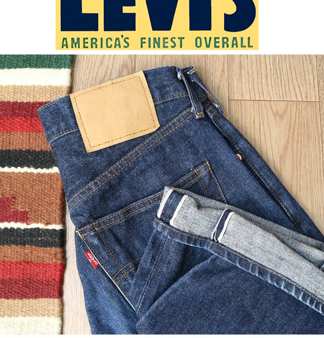 일본판 90S LVC LEVIS 리바이스 502XX 빅E 빈티지 셀비지  상품이미지1